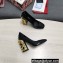 Dolce & Gabbana Logo Heel 10.5cm Patent leather Pumps Black 2022