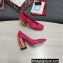 Dolce & Gabbana Logo Heel 10.5cm Patent leather Pumps Fuchsia 2022