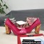 Dolce & Gabbana Logo Heel 10.5cm Patent leather Pumps Fuchsia 2022