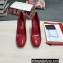 Dolce & Gabbana Logo Heel 10.5cm Patent leather Pumps Red 2022