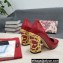 Dolce & Gabbana Logo Heel 10.5cm Patent leather Pumps Red 2022