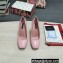 Dolce & Gabbana Logo Heel 10.5cm Patent leather Pumps Light Pink 2022