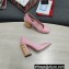 Dolce & Gabbana Logo Heel 10.5cm Patent leather Pumps Light Pink 2022