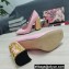 Dolce & Gabbana Logo Heel 10.5cm Patent leather Pumps Light Pink 2022