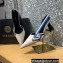 Versace Heel 7cm La Greca Signature Slingback Pumps White 2022