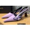 Versace Heel 7cm La Greca Signature Slingback Pumps Lavender 2022