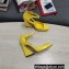 Dolce & Gabbana Heel 6.5cm/10.5cm Patent leather Mary Janes Yellow with Geometric Heel 2022