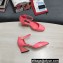 Dolce & Gabbana Heel 6.5cm/10.5cm Patent leather Mary Janes Pink with Geometric Heel 2022