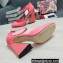 Dolce & Gabbana Heel 6.5cm/10.5cm Patent leather Mary Janes Pink with Geometric Heel 2022