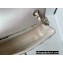 Chanel Mini Classic Flap Handbag A69900 in Lambskin Pearl White