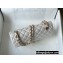 Chanel Medium Classic Flap Handbag A01112 in Lambskin Pearl White/Gold