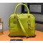Loewe Amazona 19 square bag in nappa calfskin Lime Yellow