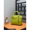 Loewe Amazona 19 square bag in nappa calfskin Lime Yellow