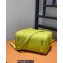Loewe Amazona 19 square bag in nappa calfskin Lime Yellow