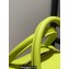 Loewe Amazona 19 square bag in nappa calfskin Lime Yellow
