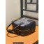 Loewe Amazona 19 square bag in Anagram jacquard and calfskin Black