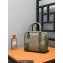 Loewe Amazona 19 square bag in Anagram jacquard and calfskin Green