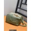 Loewe Amazona 19 square bag in Anagram jacquard and calfskin Green