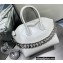 Givenchy Small Antigona Bag in Box Leather White with Chain