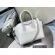 Givenchy Small Antigona Bag in Box Leather White with Chain