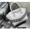 Givenchy Mini Antigona Bag in Box Leather White with Chain