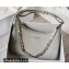 Givenchy Small Moon Cut Out Bag in Leather Light Gray