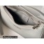 Givenchy Small Moon Cut Out Bag in Leather Light Gray