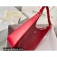 Givenchy Small Moon Cut Out Bag in Leather Red