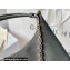 Givenchy Medium Moon Cut Out Bag in Leather Dark Gray