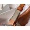 Givenchy Medium Moon Cut Out Bag in Leather Brown