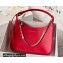 Givenchy Medium Moon Cut Out Bag in Leather Red