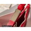 Givenchy Medium Moon Cut Out Bag in Leather Red