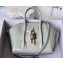 Givenchy Mini Antigona Lock Bag in Box Leather Gray