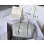Givenchy Mini Antigona Lock Bag in Box Leather Gray