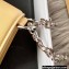 Givenchy Medium 4G Bag in Box Leather with Chain Light Yellow