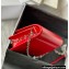 Givenchy Medium 4G Bag in Box Leather with Chain Red