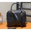 Loewe Amazona 19 square bag in nappa calfskin Black