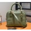 Loewe Amazona 19 square bag in nappa calfskin Green
