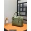 Loewe Amazona 19 square bag in nappa calfskin Green