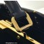 Fendi Peekaboo Iconic Medium Bag in Vintage Effect Lambskin Black
