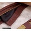 Fendi Peekaboo Iconic Mini Bag Brown in Calfskin Leather with FF Lining