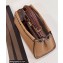 Fendi Peekaboo Iconic Mini Bag Brown in Calfskin Leather with FF Lining
