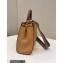 Fendi Peekaboo Iconic Medium Bag Brown in Calfskin Leather with FF Lining