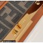 Fendi Peekaboo Iconic Medium Bag Caramel in Calfskin Leather with FF Lining