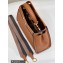 Fendi Peekaboo Iconic Medium Bag Caramel in Calfskin Leather with FF Lining