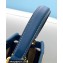 Fendi Peekaboo Iconic Medium Bag in Leather Dark Blue with Stripe Lining