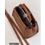 Fendi Peekaboo Iconic Mini Bag in Grain Leather Brown