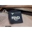 Fendi Peekaboo Iconic Mini Bag in Grain Leather Dark Gray