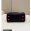 Fendi Peekaboo Iconic Mini Bag Coffee in Calfskin Leather with FF Lining