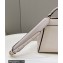 Fendi Peekaboo Iconic Mini Bag in Calfskin Leather Creamy with FF Lining